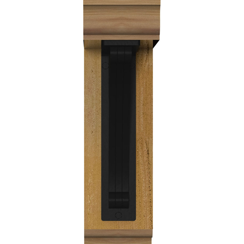 Crawley Traditional Traditional Ironcrest, 14"H x 11 1/2"D, Cèdre rouge de l'Ouest l 4 po x T 2 po (sciage br
