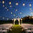 25FT LED String Lights Outdoor, Dimmable Waterproof, 13+1 Edison Bulbs