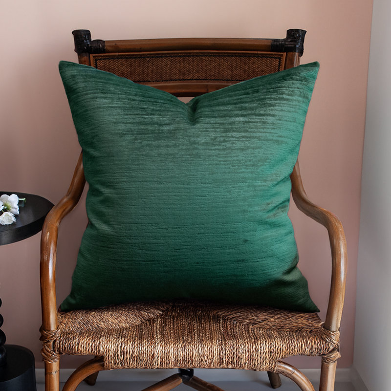 Ensemble de coussins décoratifs en velours texturé Thomas Collection® Evergreen, Rectangle 12"H x 20"W