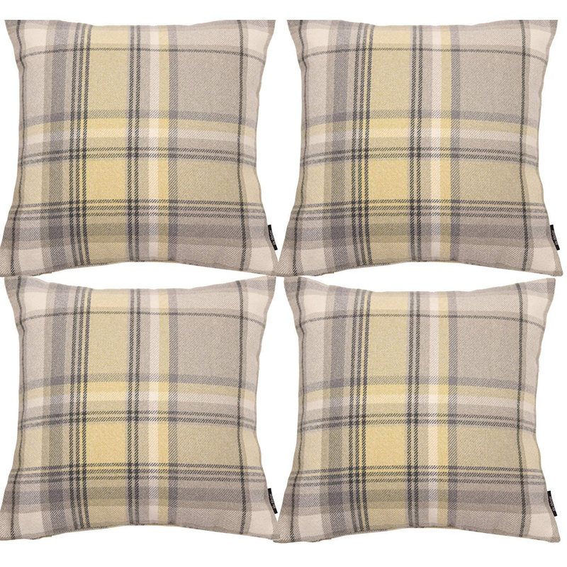 Plaid Throw Pillow