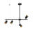 Jeremaiah 4 -Light Fixed Track Track Kit with Dimmable and Adjustable Head-88080441-88080440