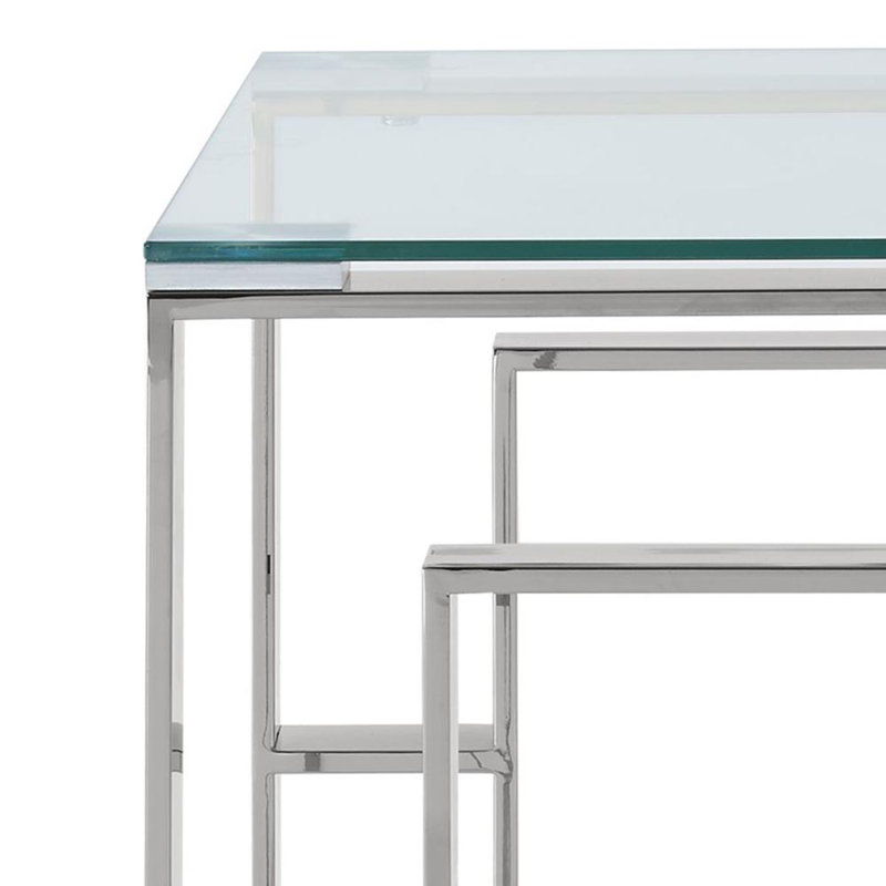 Table de bout Kirkhill, Chrome