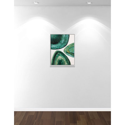 This Stunning Abstract Agate Image - Floater Frame, reproduction d'art sur toile
