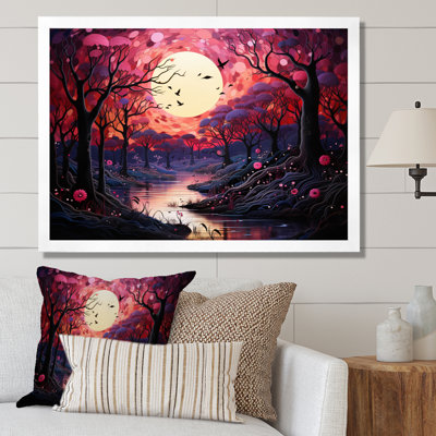 Paysage romantique fondant des cœurs II