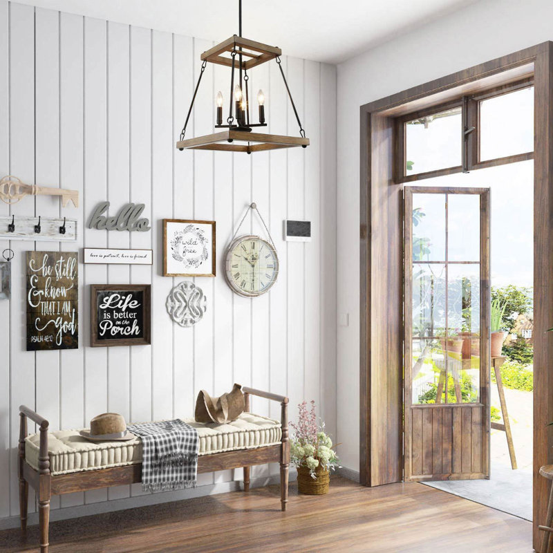 4 - Light Dimmable Chandelier