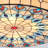 20" Vintage Tiffany Stained Glass Flush Mount Dimmable