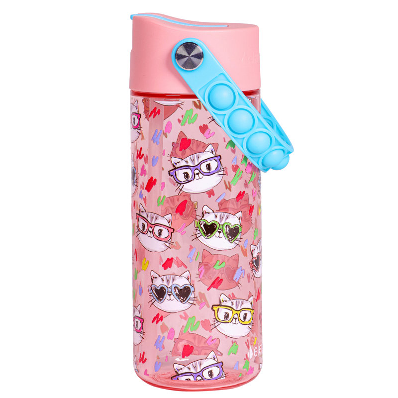 Elemental® Splash Pop 18-Oz. Tritan Water Bottle (Stylish Cat)