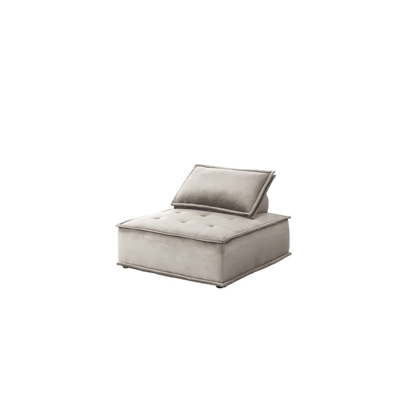 Canapé modulaire en velours 3 pièces Latitude Run® Nordic Haven