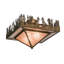Rustic Lodge 2 - Light Semi Flush Mount