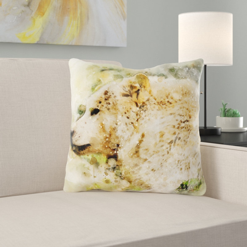 Housse et insert de coussin carré Tinisha, Microsuède, Intérieur