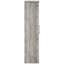 Armoire haute Myerson Grey Driftwood à 2 portes en bois d'ingénierie