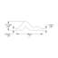 Rail de chaise flexible en polyuréthane flexible apprêté blanc H 2 po x l 78 po x P 5/8 po
