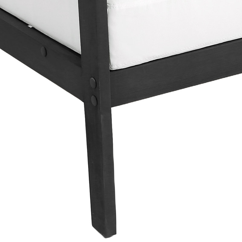 Chaises longues d'extérieur en bois de teck avec coussin et accoudoirs Marlo, Beige, Noir