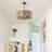 Adamma 19.68" W 5-Light Dimmable Drum Chandelier