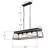 Seelyville 5 - Light 35.6 Inch Length Farmhouse Kitchen Island Linear Pendant Lamp