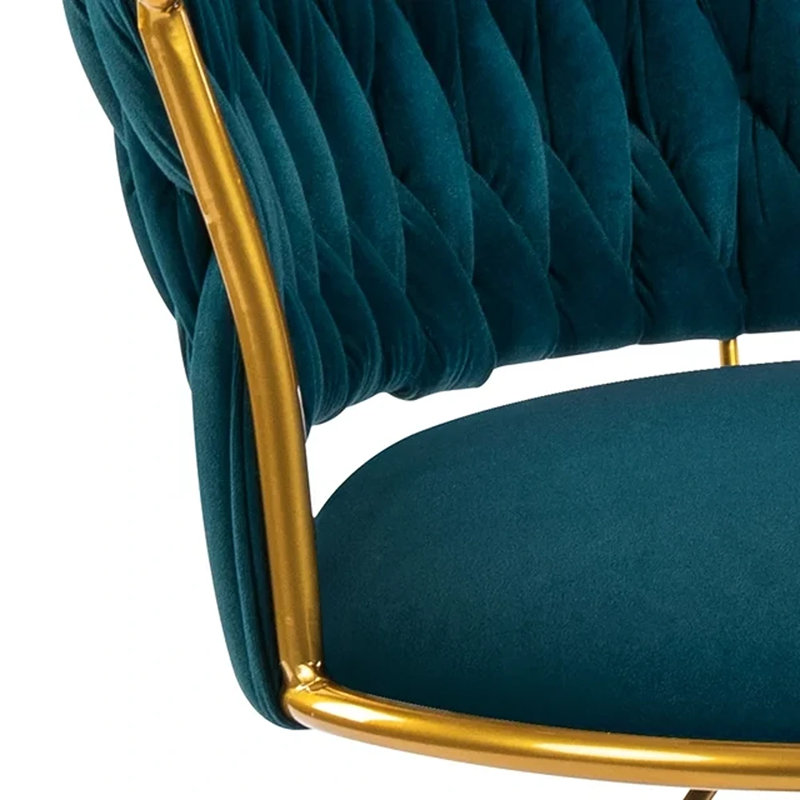 Tabouret pivotant à hauteur réglable Rucsandra Renea, Bleu