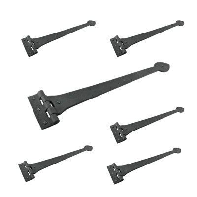 Wrought Iron Heart Shape Strap Hinge