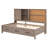 Daybed With Storage Shelvesboard, Cork Board, USB Ports And Trundle-112002560