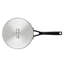 Kitchenaid 5-ply Clad Stainless Steel Saucepan With Lid, 3-quart, Polished Stainless Steel