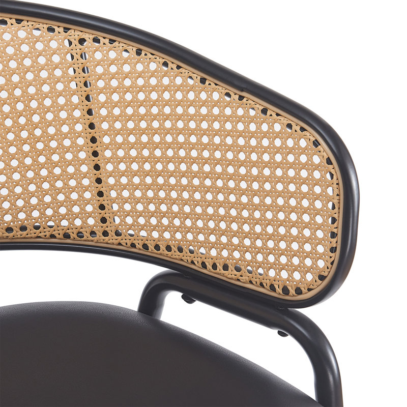 Tabouret de bar rembourré Ethan