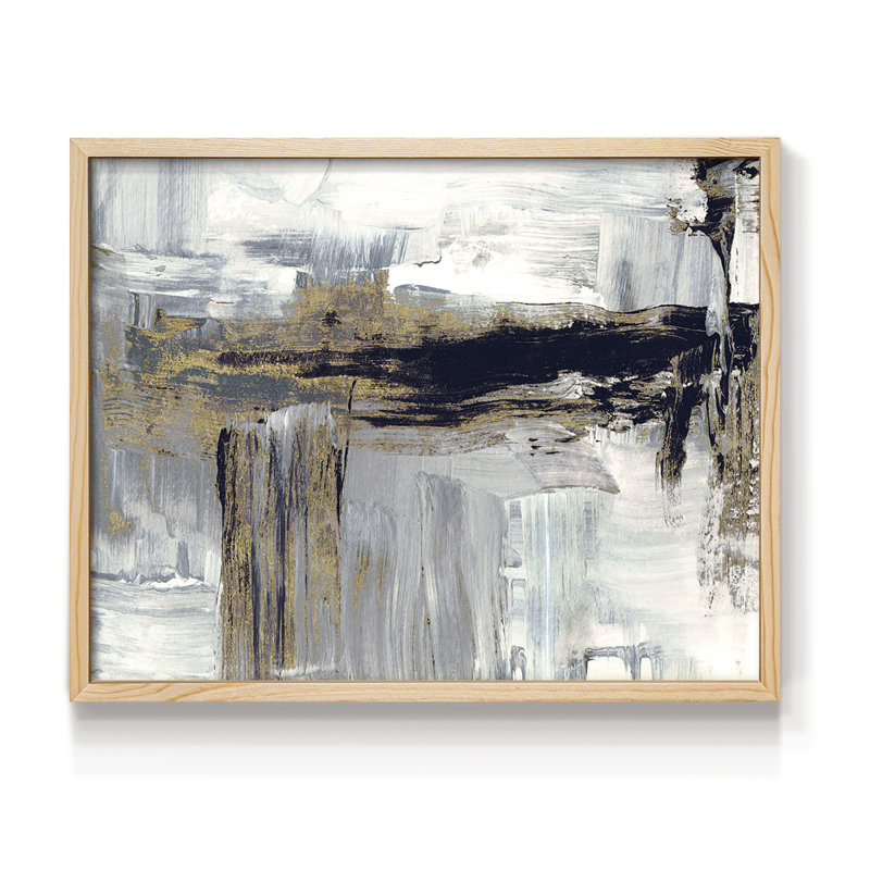 Tranquil Falls -Framed Print - Restickable, Natural, 22" H x 28" W