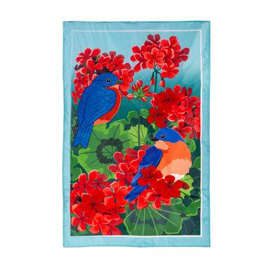Lentz Double Sided 44'' H x 28'' W Polyester House Flag