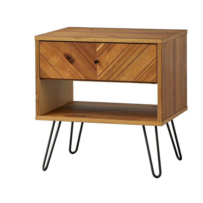 Table de bout en épingle à cheveux de 23,75 po de hauteur Jamesthomes