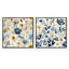 Latulipe - Ensemble de 2 collages carrés botaniques abstraits-101848330-101848331