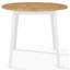 Ahwahnee 2 - Person Drop Leaf Rubberwood Solid Wood Dining Set-70404234-70404235