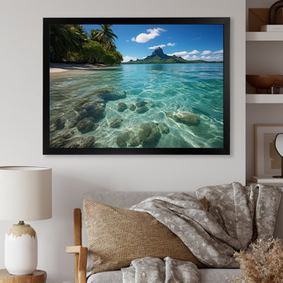 «Alyisa Bora Bora Beach I», reproduction sur toile