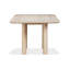 Morenci Ash Wood Rectangular Dining Table In White Sand