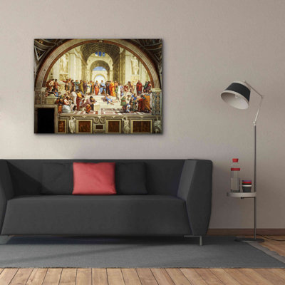 «The School of Athens» par Raphael, art mural sur toile