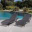 Chaise longue en osier Kauai Pe-1685686483