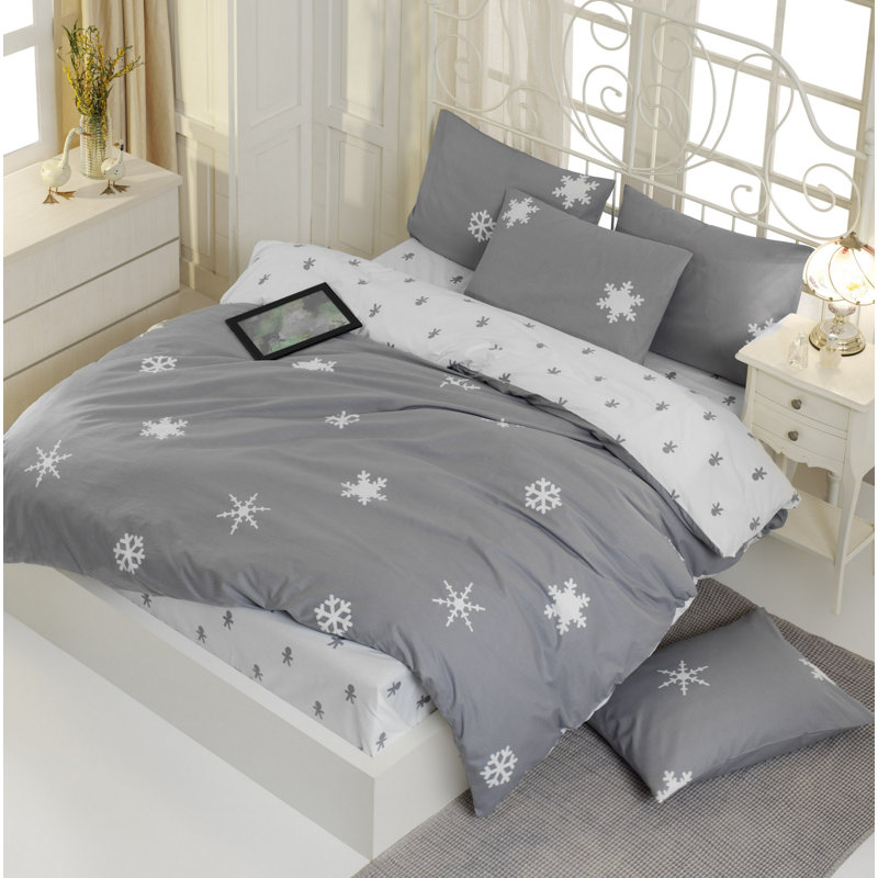 Props No Pattern Duvet Cover Set with Pillowcases, 220 x 220cm Duvet Cover + 1 Pillowcase (45 x 155)