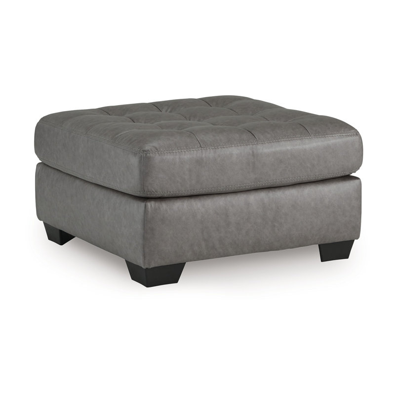 Lairi Vegan Leather Ottoman