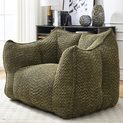Fauteuil à billes en mousse très résistante - chenille pour adultes dans le salon, la chambre à coucher, la détente, la lecture, les jeux, le fauteuil de télévision avec confort idéal