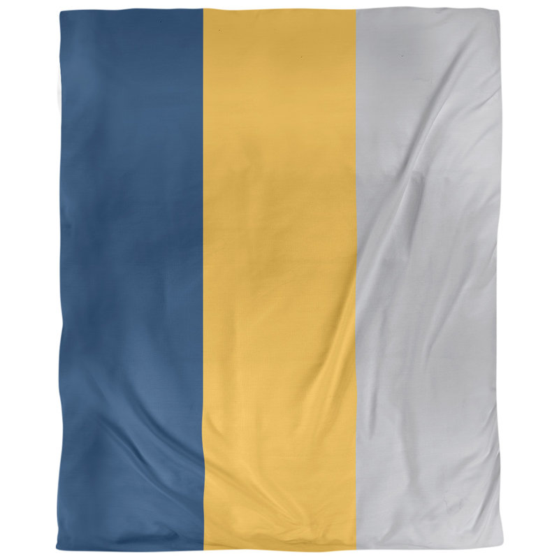 Tissu de basket-indiana indiana, Bleu marine / doré / gris froid