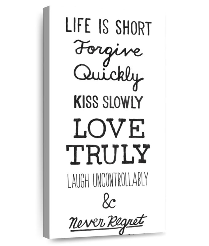 No Regrets, 24" H x 12" W