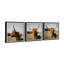 Cow Pose by Marmont Hill - 3 Piece Single Picture Frame Print-67008902