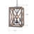 Kalida 3 - Light Walnut Lantern Pendant
