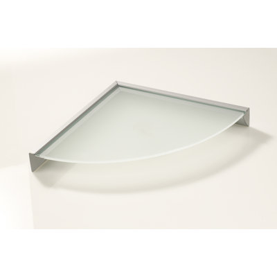 Tablette d'angle en verre Lenrow