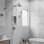 Système de douche sans perçage Oasis 8 po avec pomme de douche multifonctionnelle et douche à main 1,8 gal / min