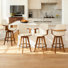 Tabourets de bar pivotants (ensemble de 4)