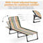 Méridienne pliante Outsunny