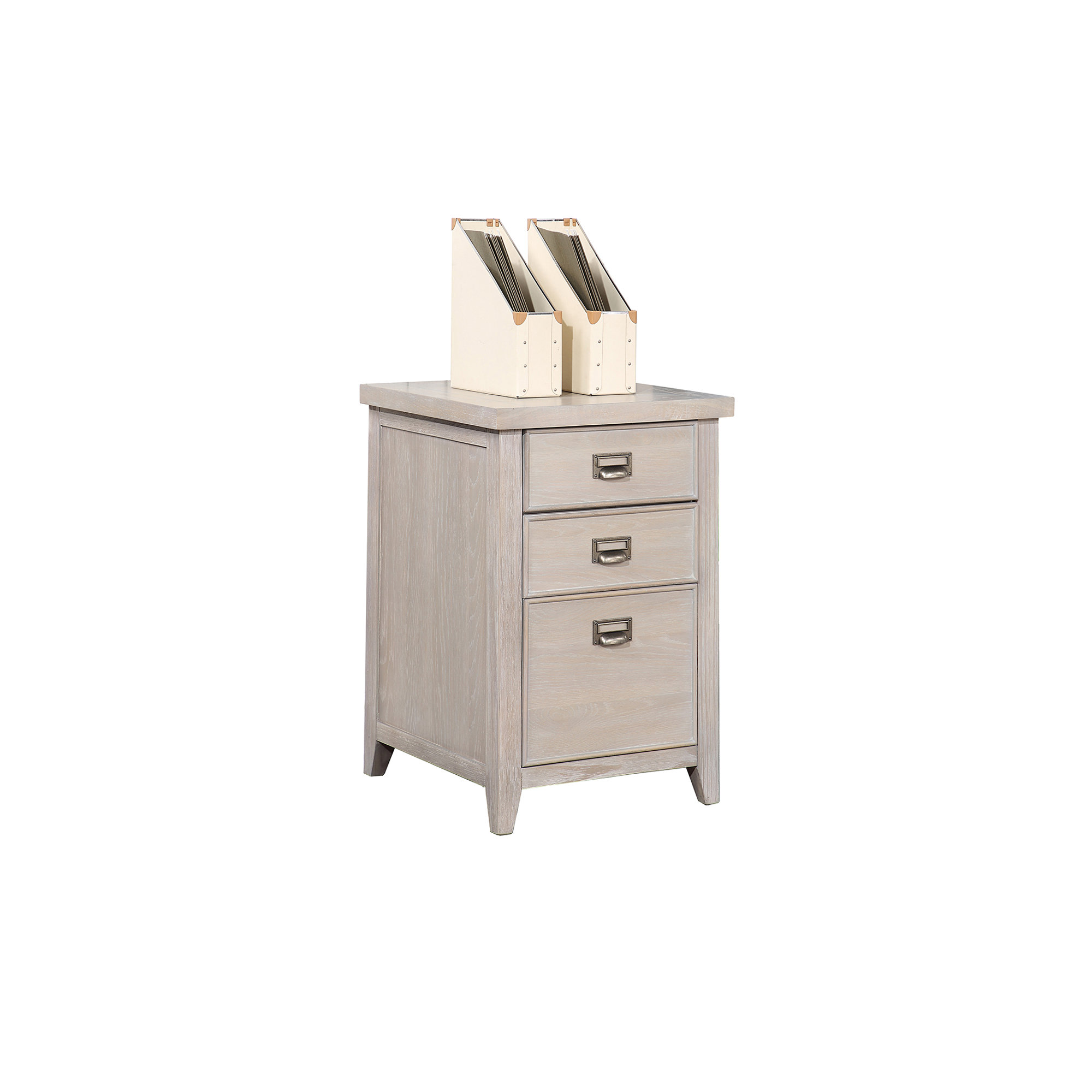 3 - Drawer Vertical File Cabinet, Light Brown
