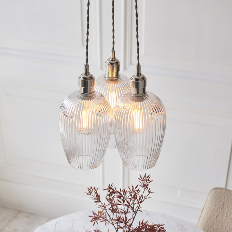 Alans 3 - Light Chandelier, Nickel