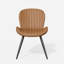 Chaise rembourrée avec pieds en métal-1742434446