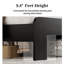 Lit plateforme double en bois avec tête de lit à DEL, ports USB et rangement spacieux sous le lit.-1033709783