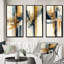 Aquarelle moderne abstraite - ensemble d'art moderne de 3 pièces-1500262315-1500262357