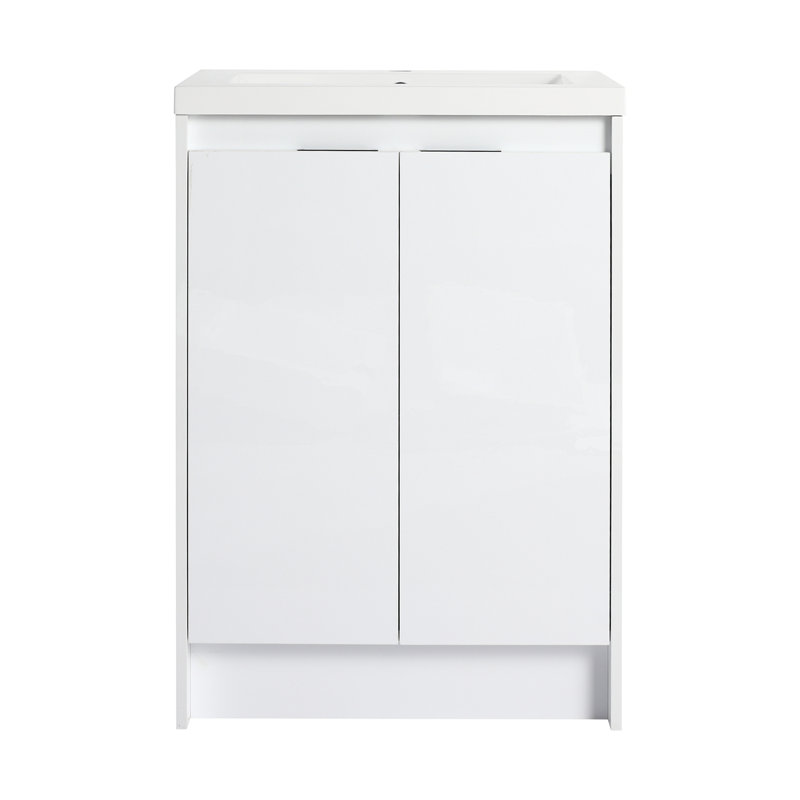 Meuble-lavabo sur pied 24 po avec lavabo en résine